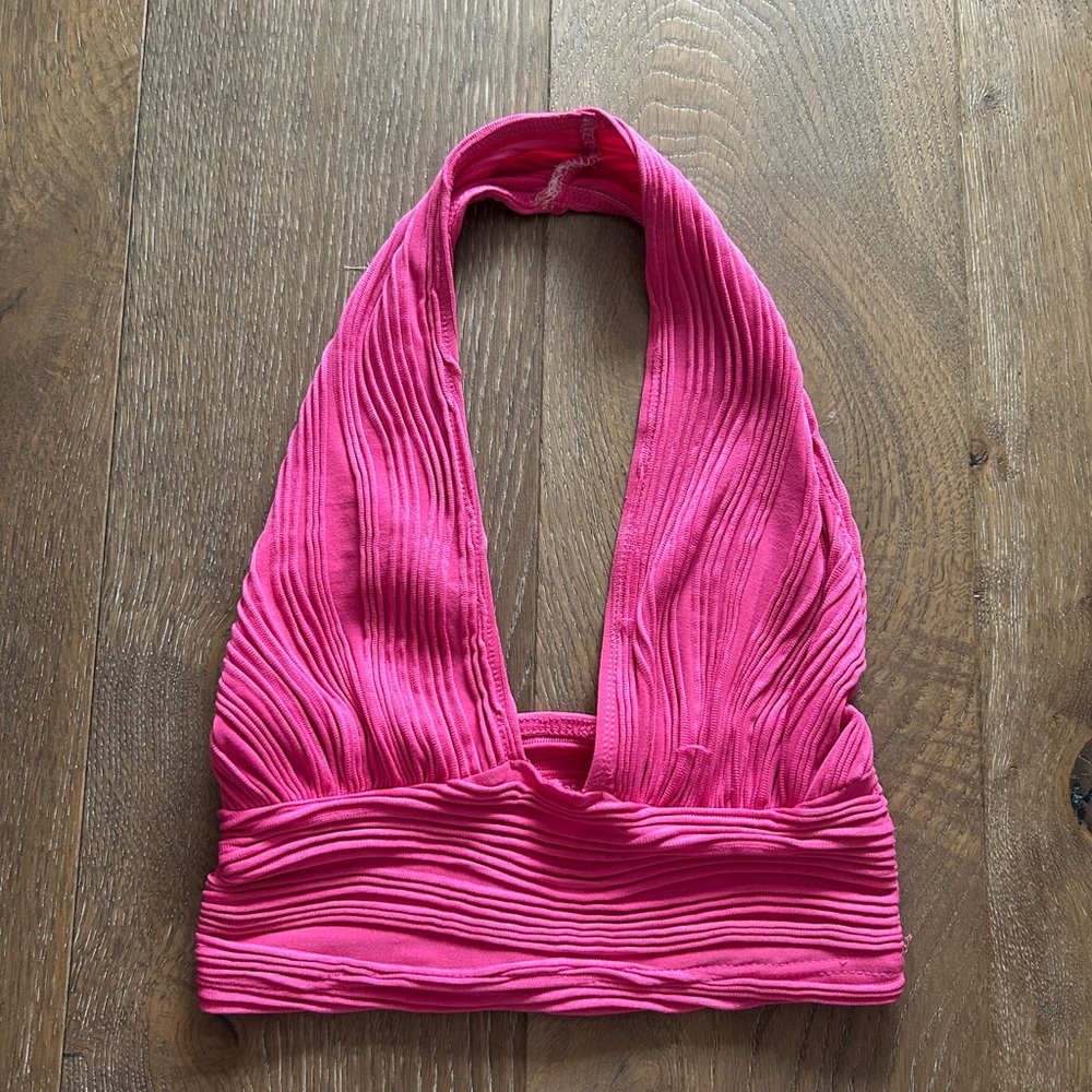 SHEIN Pink Halter Top